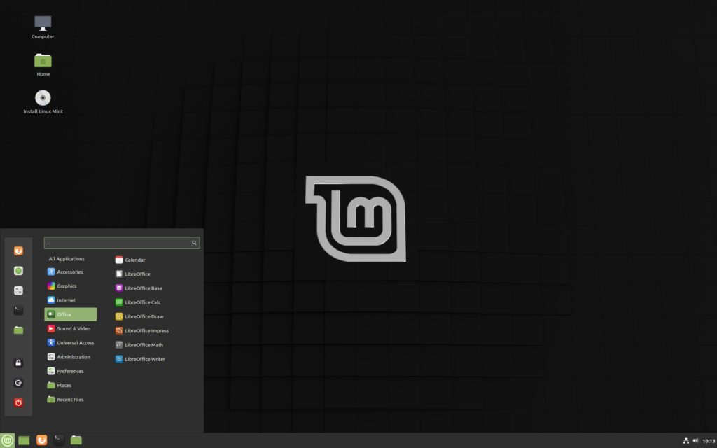 Linux Mint 19.3 Cinnamon イメージ