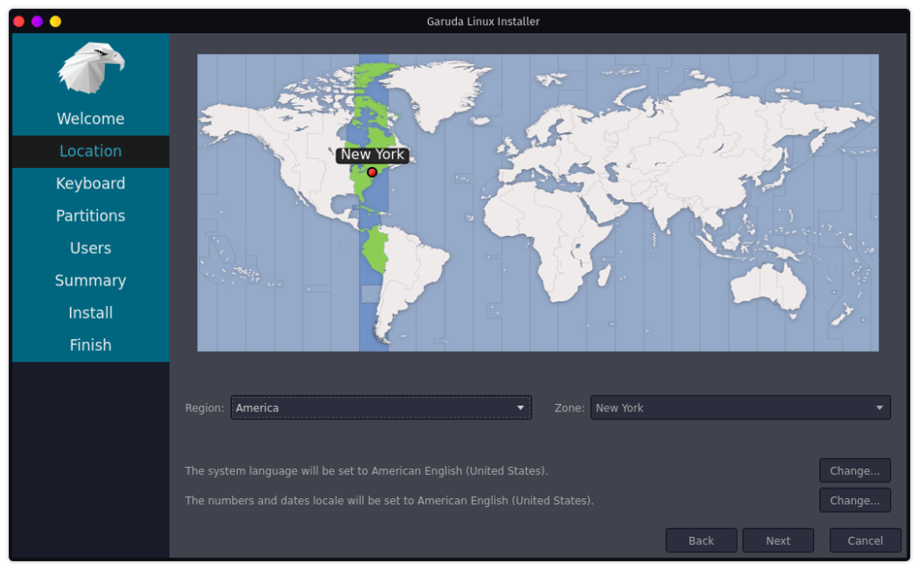 Garuda Linux インストーラ2