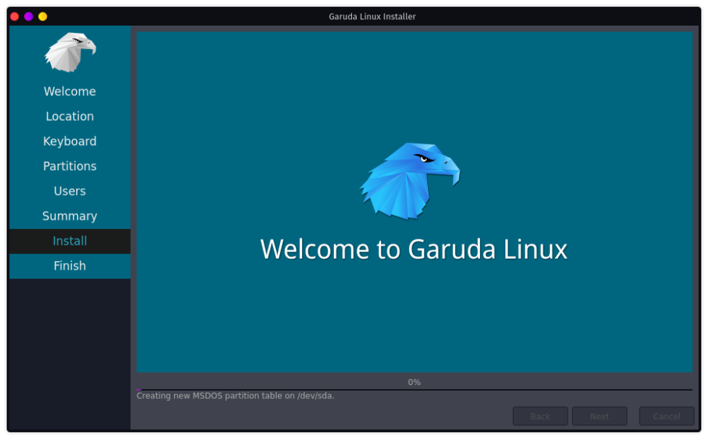 Garuda Linux インストーラ8