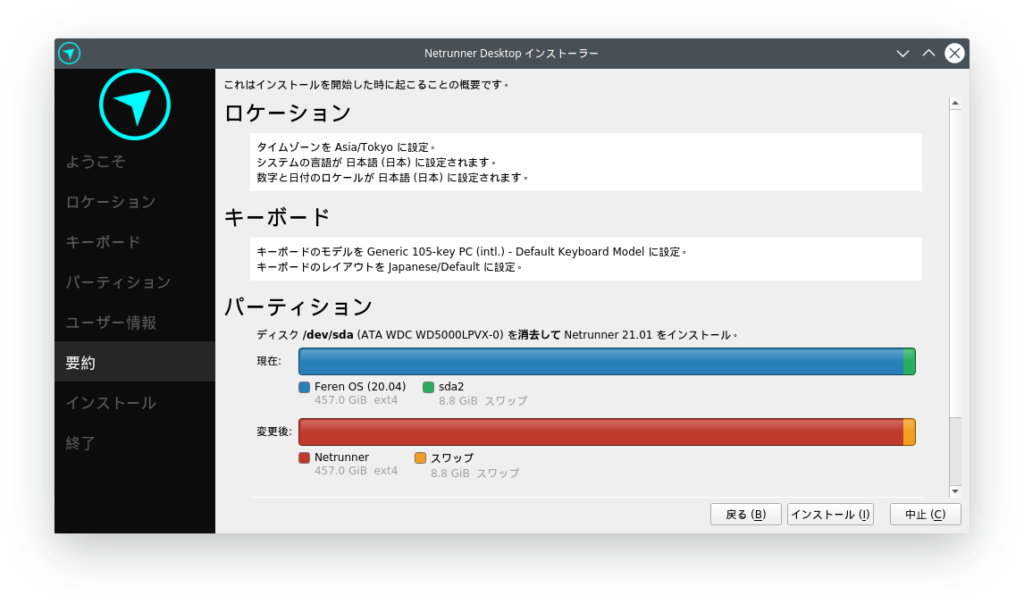 Netrunnuer インストーラ6